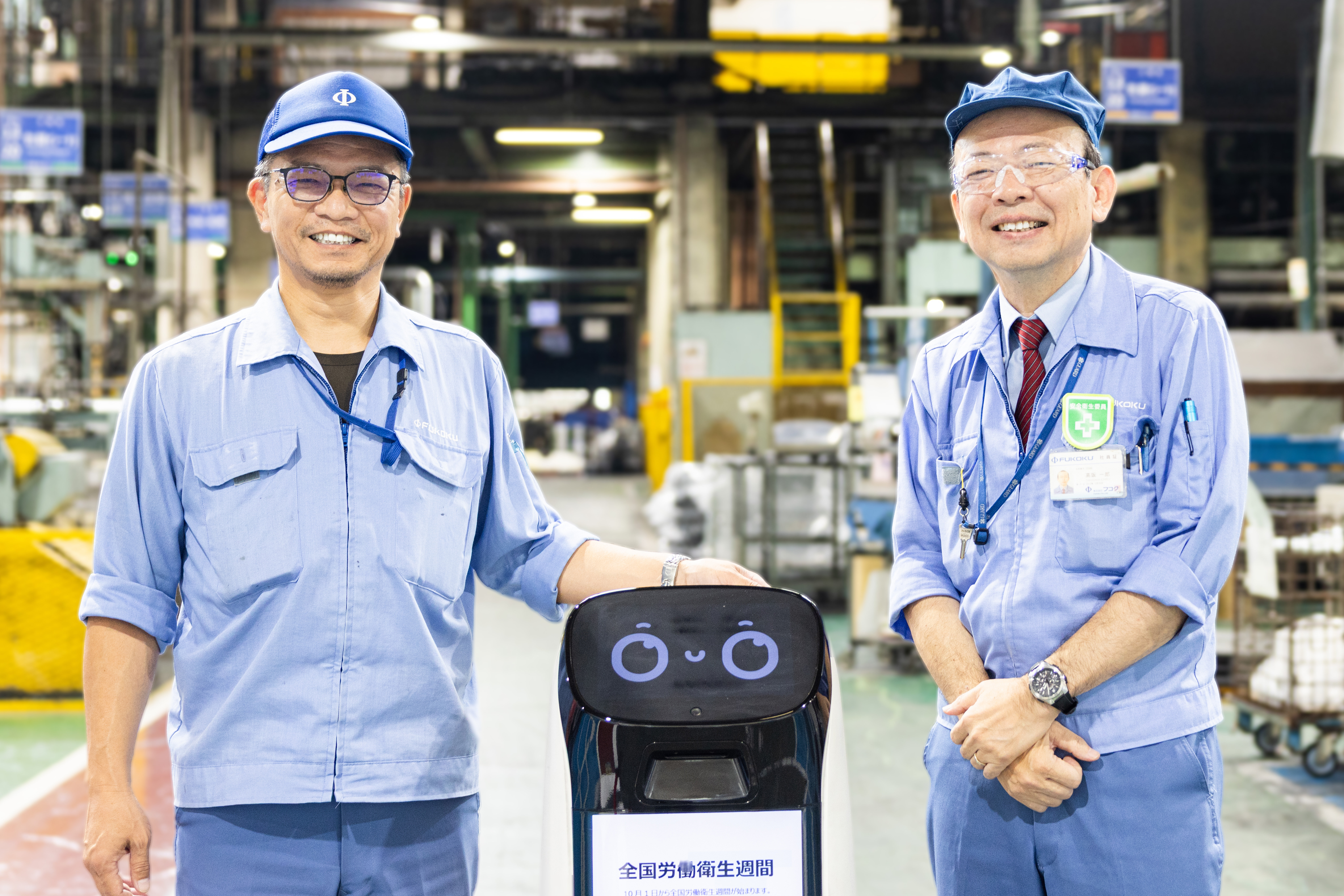 写真左が製造課の池田さん,写真右が精錬部の高阪さん